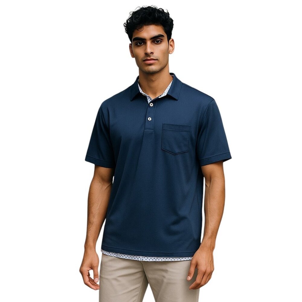 Foot Joy  Blue Golf Shirt - Men's Large